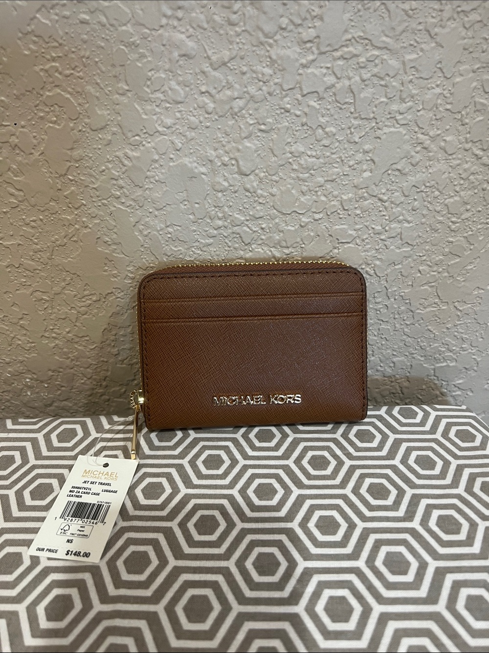 Michael Kors LUGGAGE MD ZA card case jet set travel